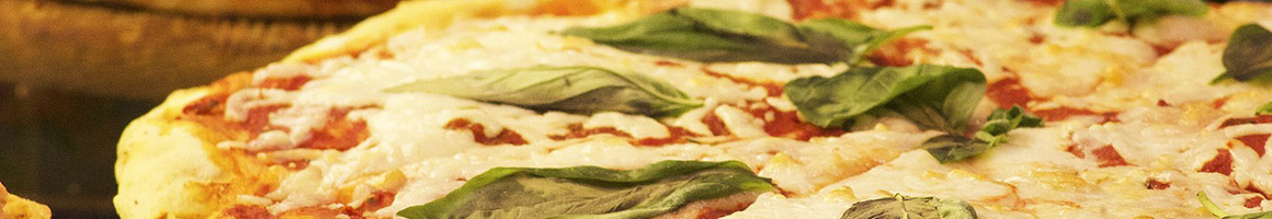 Eating Italian Pizza at Benitos Pizzeria & Cafe restaurant in Warwick, NY.